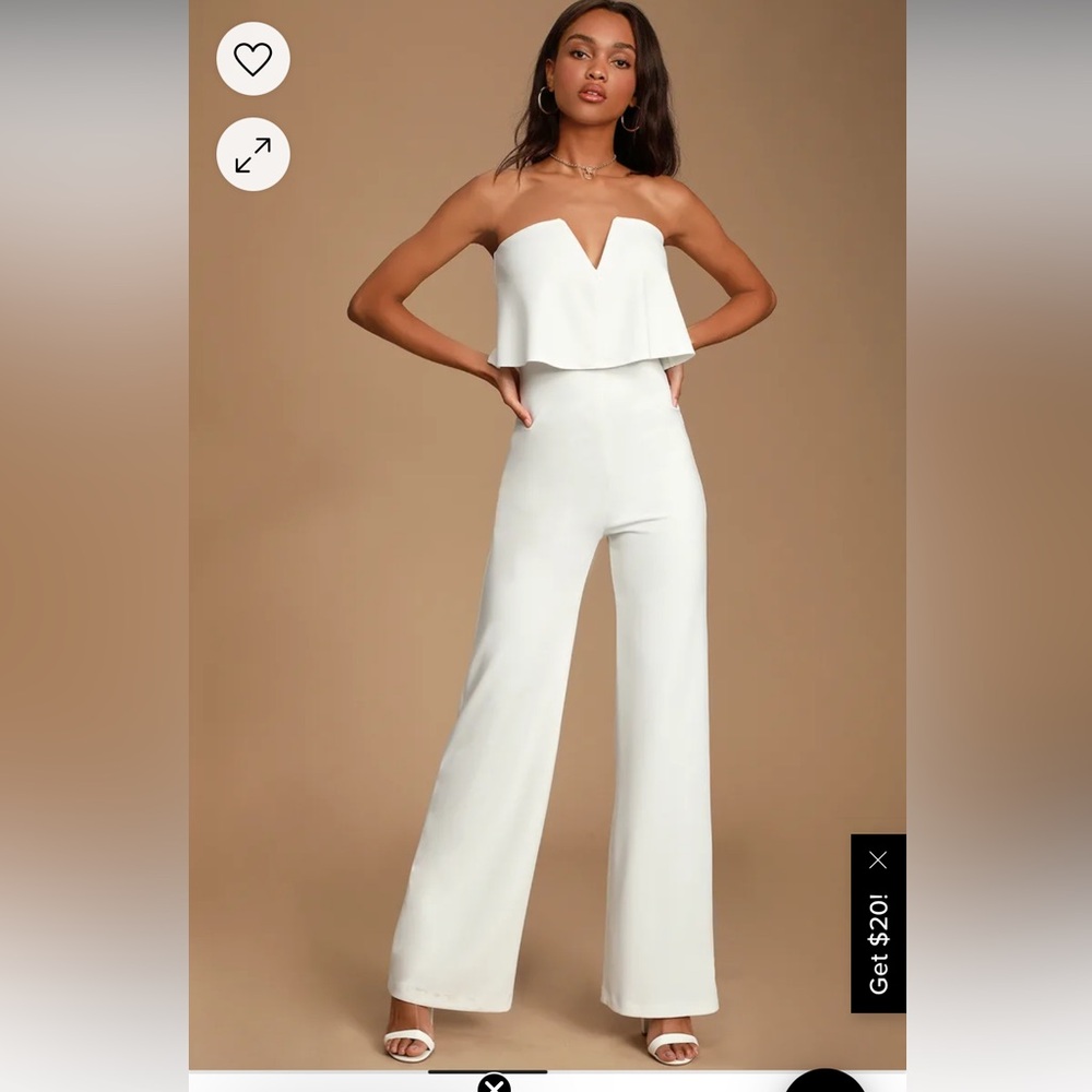 White jumper - worn once, dry cleaned with no stains. Perfect for bridal events!